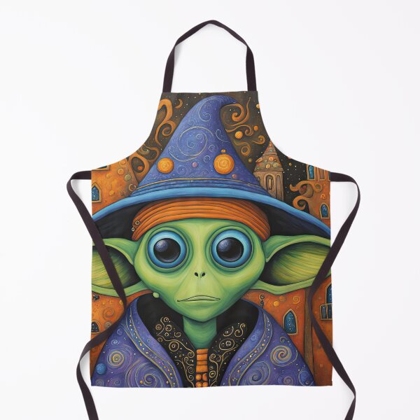 Item preview, Alien dressed as a wizard for Halloween designed and sold by Colin Bentham.