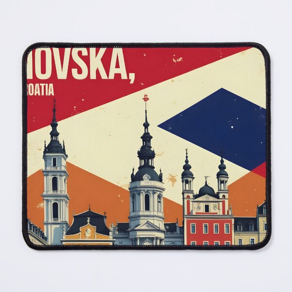 Item preview, Novska Croatia 1950s Vintage Travel Tourism designed and sold by TravelersGems.