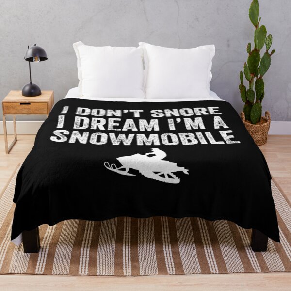 Item preview, I Don't Snore I Dream I'm a Snowmobile 	 Funny Snoring	 designed and sold by forniogabiiys.