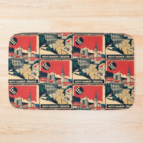 Item preview, Novi Marof Croatia 1950s Vintage Travel Tourism designed and sold by TravelersGems.