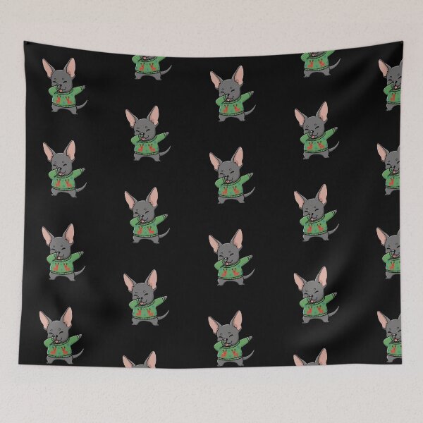 Item preview, Funny Xoloitzcuintli Xolo Dabbing Merry Christmas Animal Lover Xmas Mom Dad Kids designed and sold by FurryHavenPH.