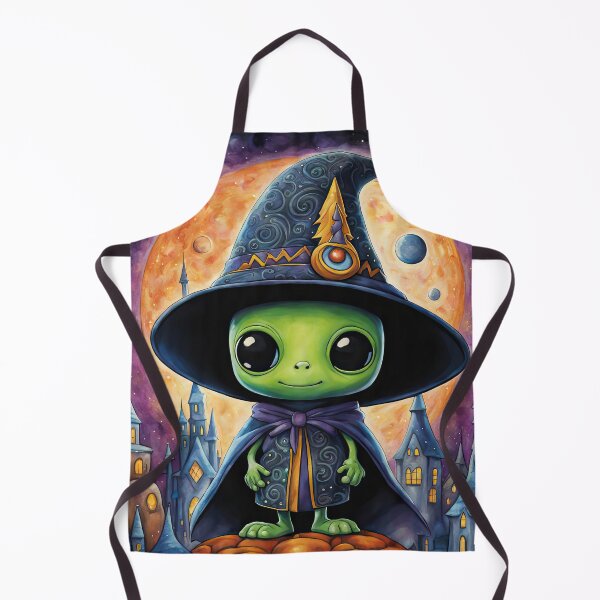 Item preview, Alien dressed as a wizard for Halloween designed and sold by Colin Bentham.