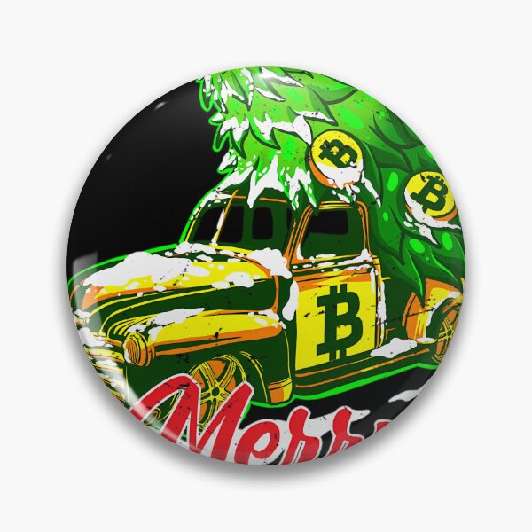 Item preview, Merry Cryptmas BTC Crypto Bitcoin Christmas Tree Car 	1	 designed and sold by bejtiwiemert.