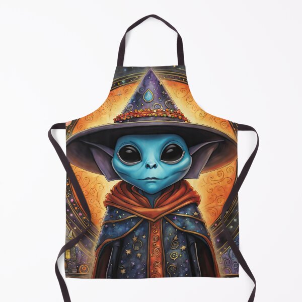 Item preview, Alien dressed as a wizard for Halloween designed and sold by Colin Bentham.