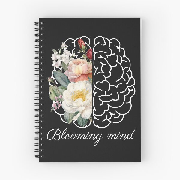Item preview, Blooming Mind Flowers Brain - Retro Flower Design designed and sold by EVESTUDIOART.
