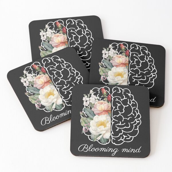 Item preview, Blooming Mind Flowers Brain - Retro Flower Design designed and sold by EVESTUDIOART.