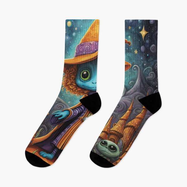 Item preview, Alien dressed as a wizard for Halloween designed and sold by Colin Bentham.