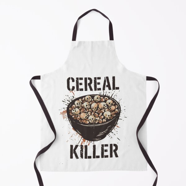 Item preview, skull cerial "cerial killer" designed and sold by PunkdUpPrints.
