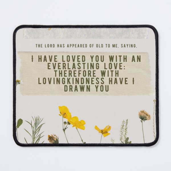 Item preview, Jeremiah 31:3 designed and sold by Undonemadenew.