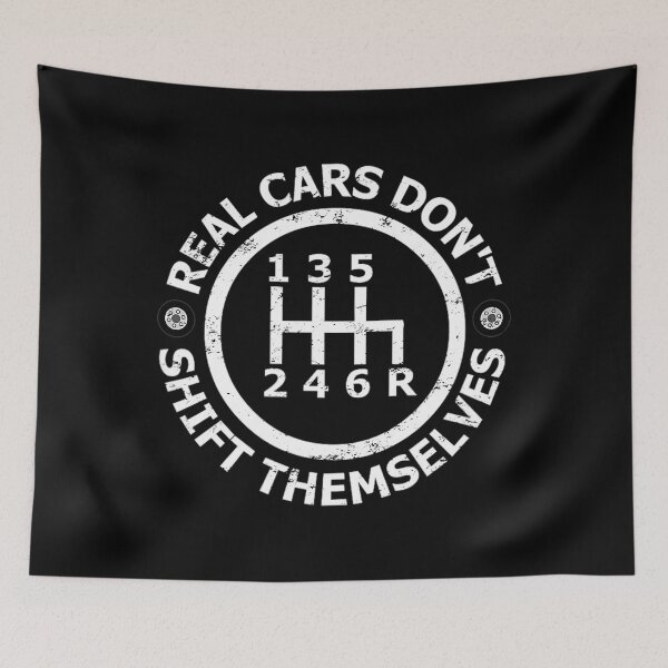 Item preview, Real Cars Don't Shift Themselves Six Speed Drifting 		 designed and sold by sofekmiselc.
