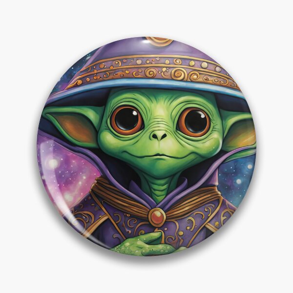 Item preview, Alien dressed as a wizard for Halloween designed and sold by Colin Bentham.