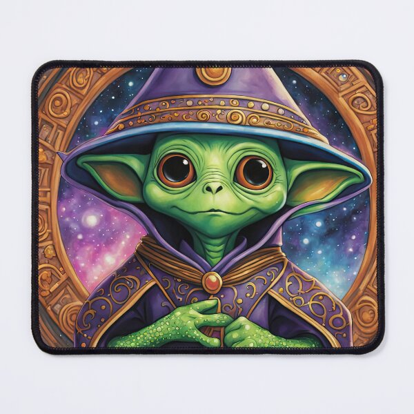 Item preview, Alien dressed as a wizard for Halloween designed and sold by Colin Bentham.