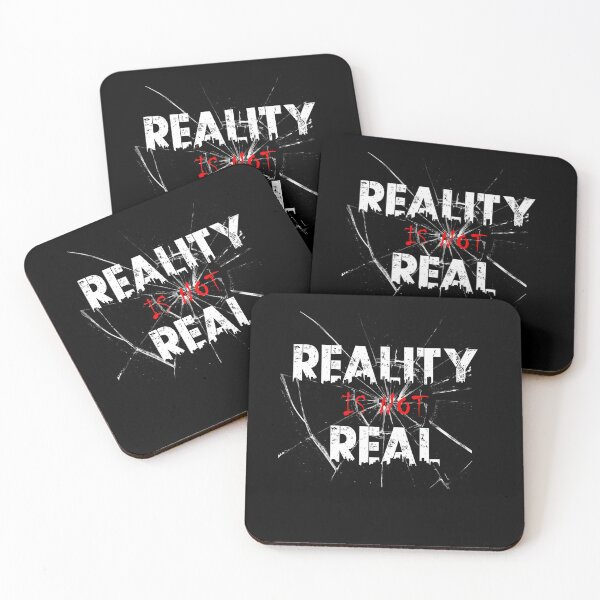 Item preview, Reality Is Not Real – Abstract Glitch Philosophy Design designed and sold by NORENTE.