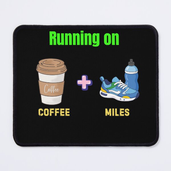 Item preview, Coffee & Miles Running T-Shirt | Marathon Runner Gift | Jogging & Endurance Apparel designed and sold by endurothreads.