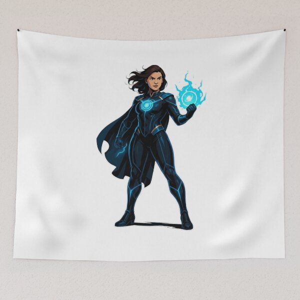 Item preview, Nova Pulse – Cosmic Energy Female Superhero designed and sold by House of Angel Jams.