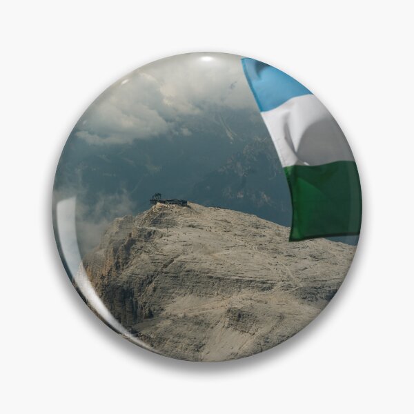 Item preview, Ladin Flag and Rifugio Capanna Fassa on Piz Boè designed and sold by alicjamiekina.