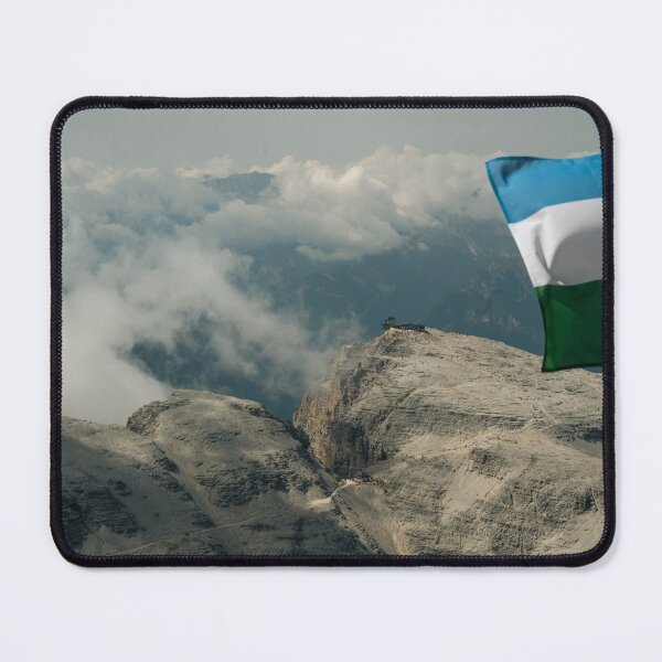 Item preview, Ladin Flag and Rifugio Capanna Fassa on Piz Boè designed and sold by alicjamiekina.