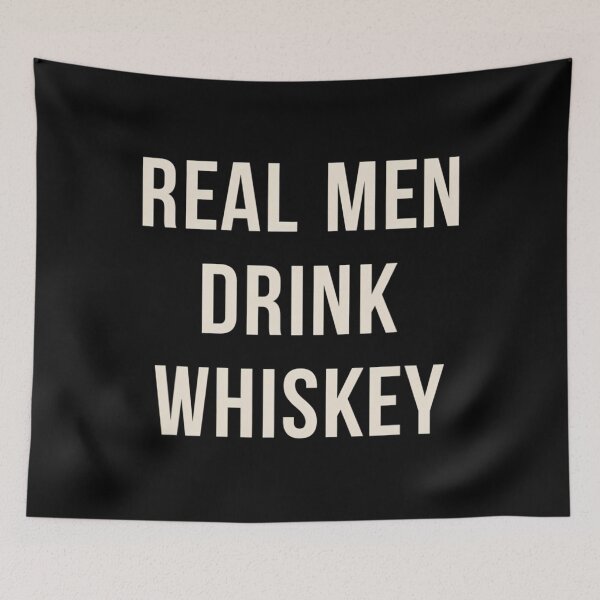 Item preview, Real 	 Drink Whiskey connoisseur humor 	 		 designed and sold by sofekmiselc.