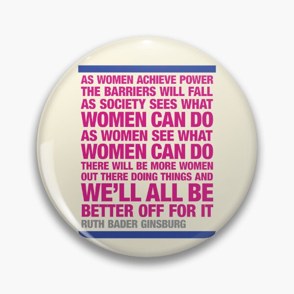 Item preview, Ruth Bader Ginsburg Quotation designed and sold by CharlottePlaceArt.