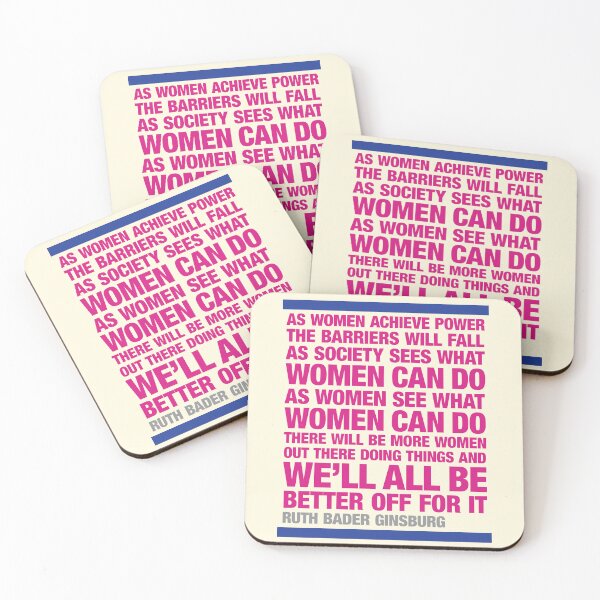 Item preview, Ruth Bader Ginsburg Quotation designed and sold by CharlottePlaceArt.