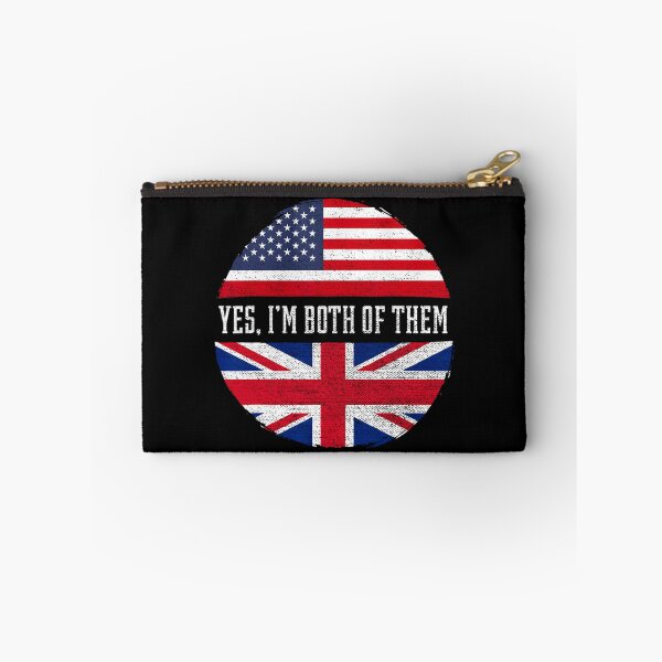 Item preview, Half American Half British USA Flag United Kingdom Heritage 		 designed and sold by krtezivengarh.