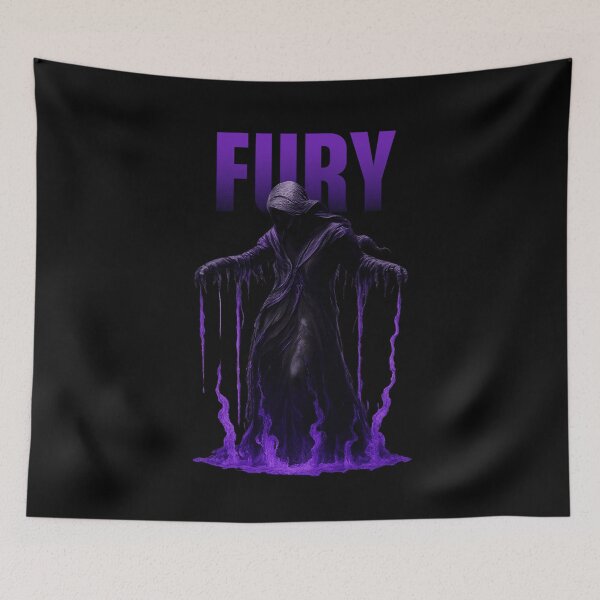 Item preview, Dark Fantasy Aura Hooded Figure Artwork – Gothic Purple Energy Aesthetic Design designed and sold by SoulFlex.