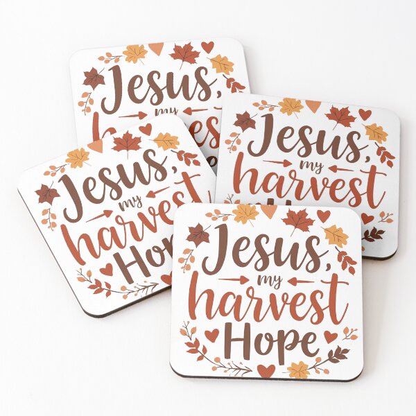 Item preview, Jesus My Harvest Hope | Fall Design designed and sold by BlessedHandsDesigns.