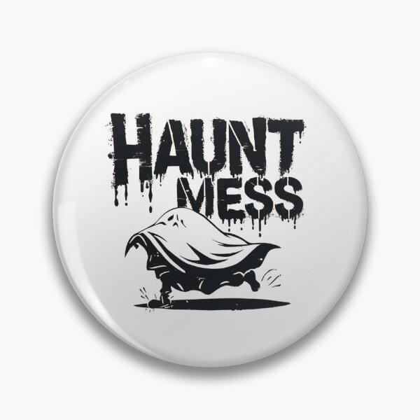Item preview, Ghost "haunt mess" designed and sold by PunkdUpPrints.