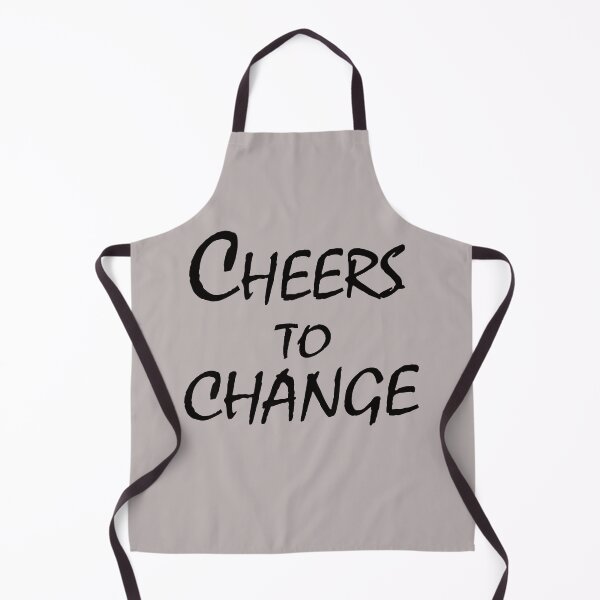 Item preview, Cheers to Change – Motivational Quote Design designed and sold by ArtNestVerse.