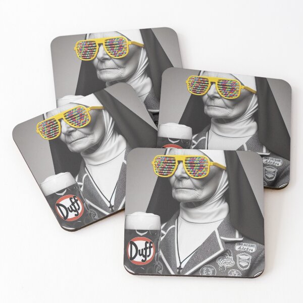 Item preview, "Holy Sip! Nun of Your Business, I'm on a Duff Mission" designed and sold by Print Fiction.