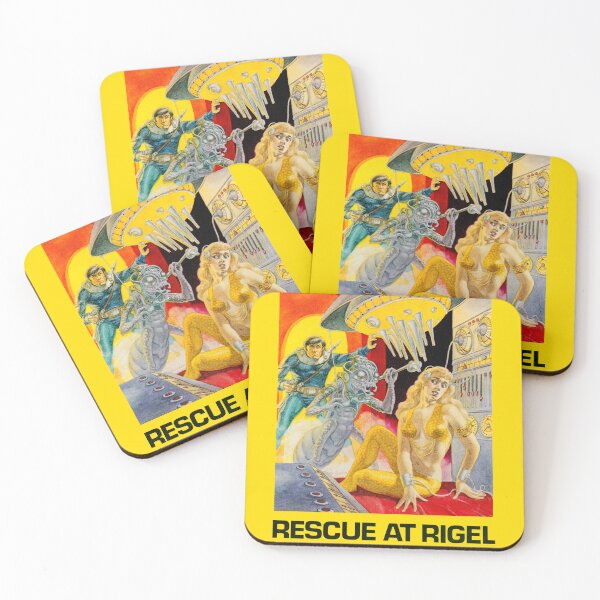 Item preview, Rescue At Rigel Retro Game Cover designed and sold by Retr0Tshirts.