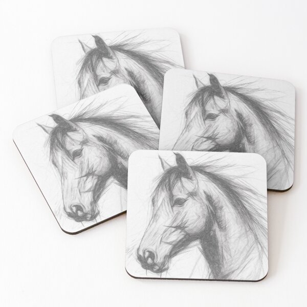 Item preview, Horse Sketch designed and sold by Leon Woods Pencil Art.
