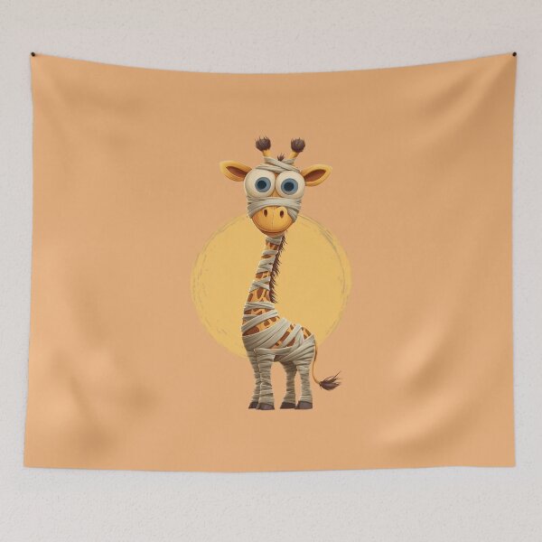Item preview, Halloween Giraffe – Funny Cartoon Giraffe as Mummy designed and sold by Meiersbeste.