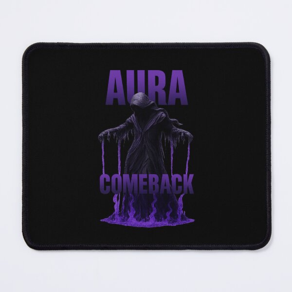 Item preview, Aura Comeback Dark Fantasy Art – Gothic Purple Flame Hooded Figure Aesthetic designed and sold by SoulFlex.