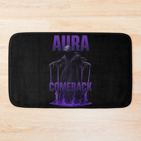 Item preview, Aura Comeback Dark Fantasy Art – Gothic Purple Flame Hooded Figure Aesthetic designed and sold by SoulFlex.