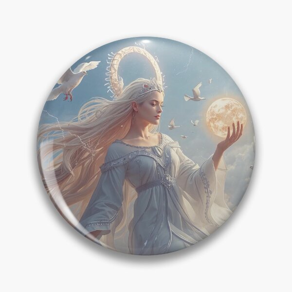 Item preview, Air Goddess – Celestial Priestess of Clouds and Lightning designed and sold by MissSaylor.