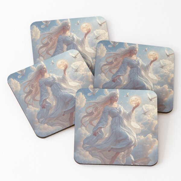 Item preview, Air Goddess – Celestial Priestess of Clouds and Lightning designed and sold by MissSaylor.
