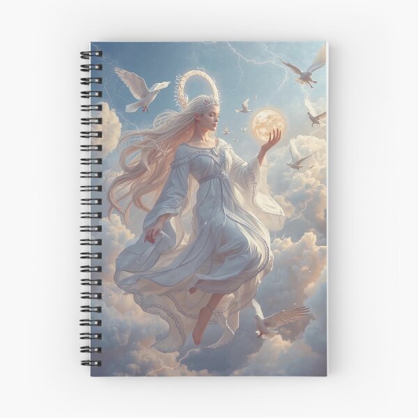 Item preview, Air Goddess – Celestial Priestess of Clouds and Lightning designed and sold by MissSaylor.