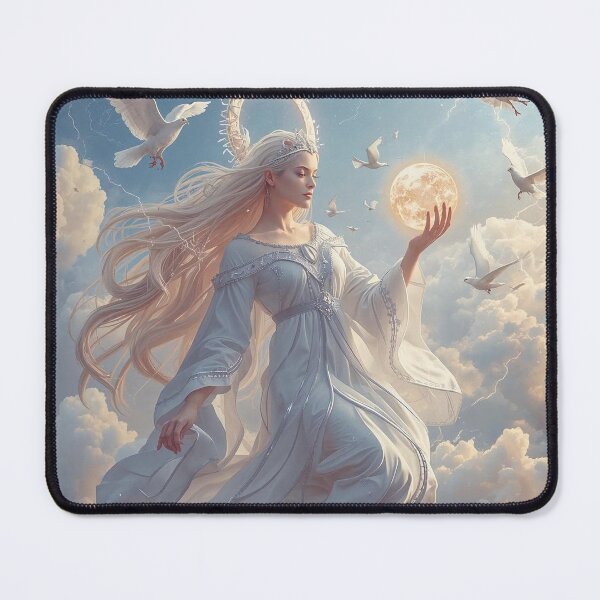 Item preview, Air Goddess – Celestial Priestess of Clouds and Lightning designed and sold by MissSaylor.