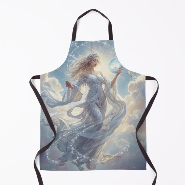 Artikelvorschau, Luftgöttin - Ätherische Himmelsgottheit Fantasy Art entworfen und verkauft von MissSaylor.