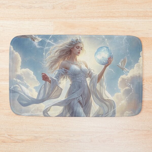 Item preview, Air Goddess - Ethereal Sky Deity Fantasy Art designed and sold by MissSaylor.