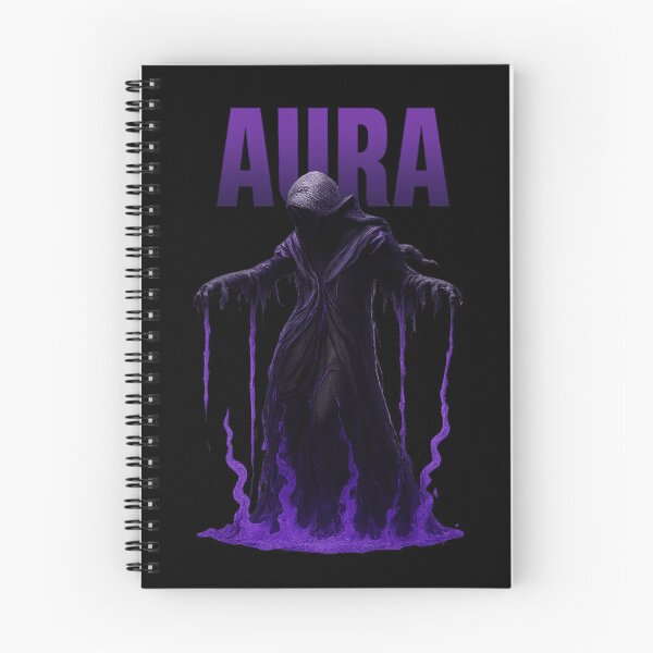 Item preview, Aura Dark Gothic Spirit – Purple Energy Hooded Cloak Figure Fantasy Artwork designed and sold by SoulFlex.