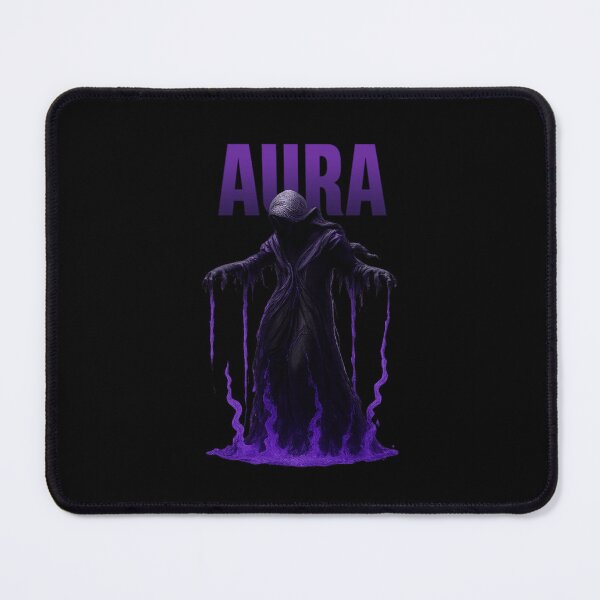 Item preview, Aura Dark Gothic Spirit – Purple Energy Hooded Cloak Figure Fantasy Artwork designed and sold by SoulFlex.