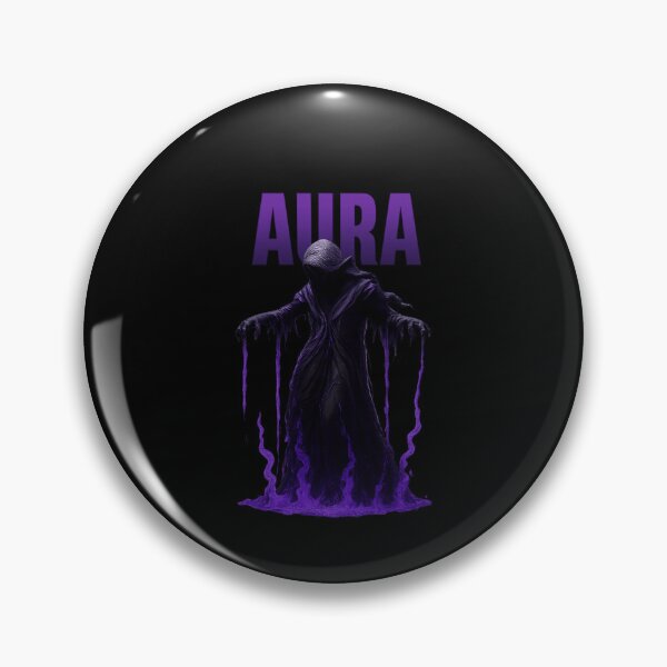 Item preview, Aura Dark Gothic Spirit – Purple Energy Hooded Cloak Figure Fantasy Artwork designed and sold by SoulFlex.