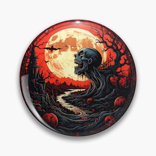 Item preview, Living Skull | Halloween Time | Dark Scary designed and sold by monkeybusiness.pt.
