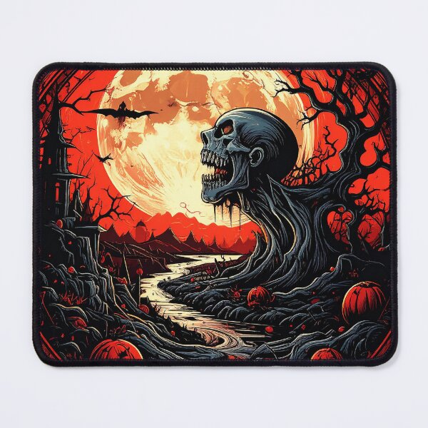 Item preview, Living Skull | Halloween Time | Dark Scary designed and sold by monkeybusiness.pt.
