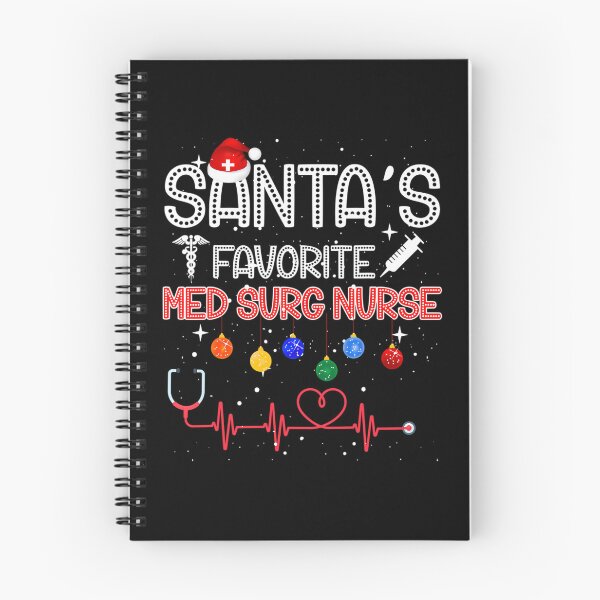 Item preview, Santa's Favorite Med Surg Nurse Merry Christmas Nurse Crew 		 designed and sold by onutachaikal.