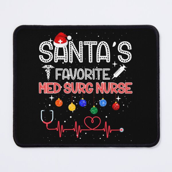 Item preview, Santa's Favorite Med Surg Nurse Merry Christmas Nurse Crew designed and sold by onutachaikal.