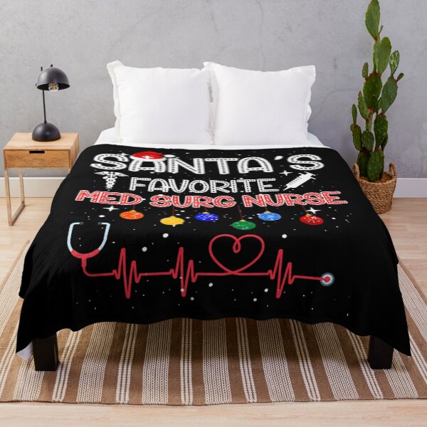 Item preview, Santa's Favorite Med Surg Nurse Merry Christmas Nurse Crew 		 designed and sold by onutachaikal.