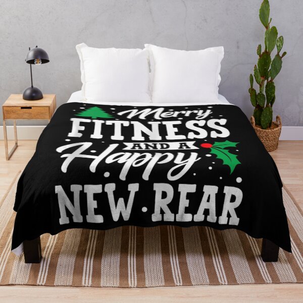 Item preview, Merry Fitness Happy New Rear Workout Christmas designed and sold by bejtiwiemert.